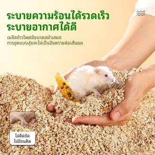 【hamstertravel】รองกรงซังข้าวโพด 1kg สำหรับหนูแฮมสเตอร์ เม็ดธรรมชาติ ดูดซับดี ลดกลิ่นอับ ปลอดภัยต่อสัตว์เลี้ยง