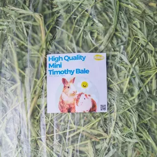 Brunchies ทิมโมธีเกรดม้าพรีเมียมแบบปึก (3/5kg) ไม่ร่อนฝุ่น คัดเขียวหอม สะอาด หญ้ากระต่าย
