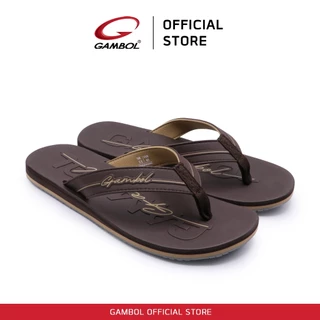 GAMBOL แกมโบล SIGNATURE รองเท้าแตะแบบหนีบชาย รุ่น GM11457 Size 40-44
