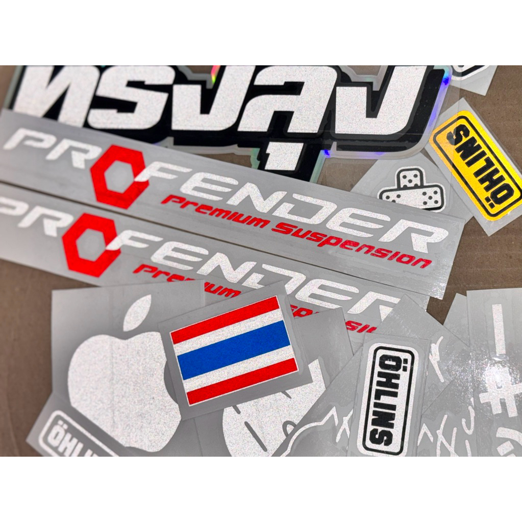 🇹🇭สติกเกอร์สะท้อนแสงPVCกันน้ำ#ธงชาติไทย🇹🇭 - รูปที่ 4