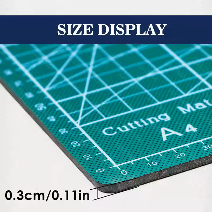 Non Slip A4 Grid Cutting Mat	แผ่นรองตัด A4 กันลื่น มีเส้นตาราง