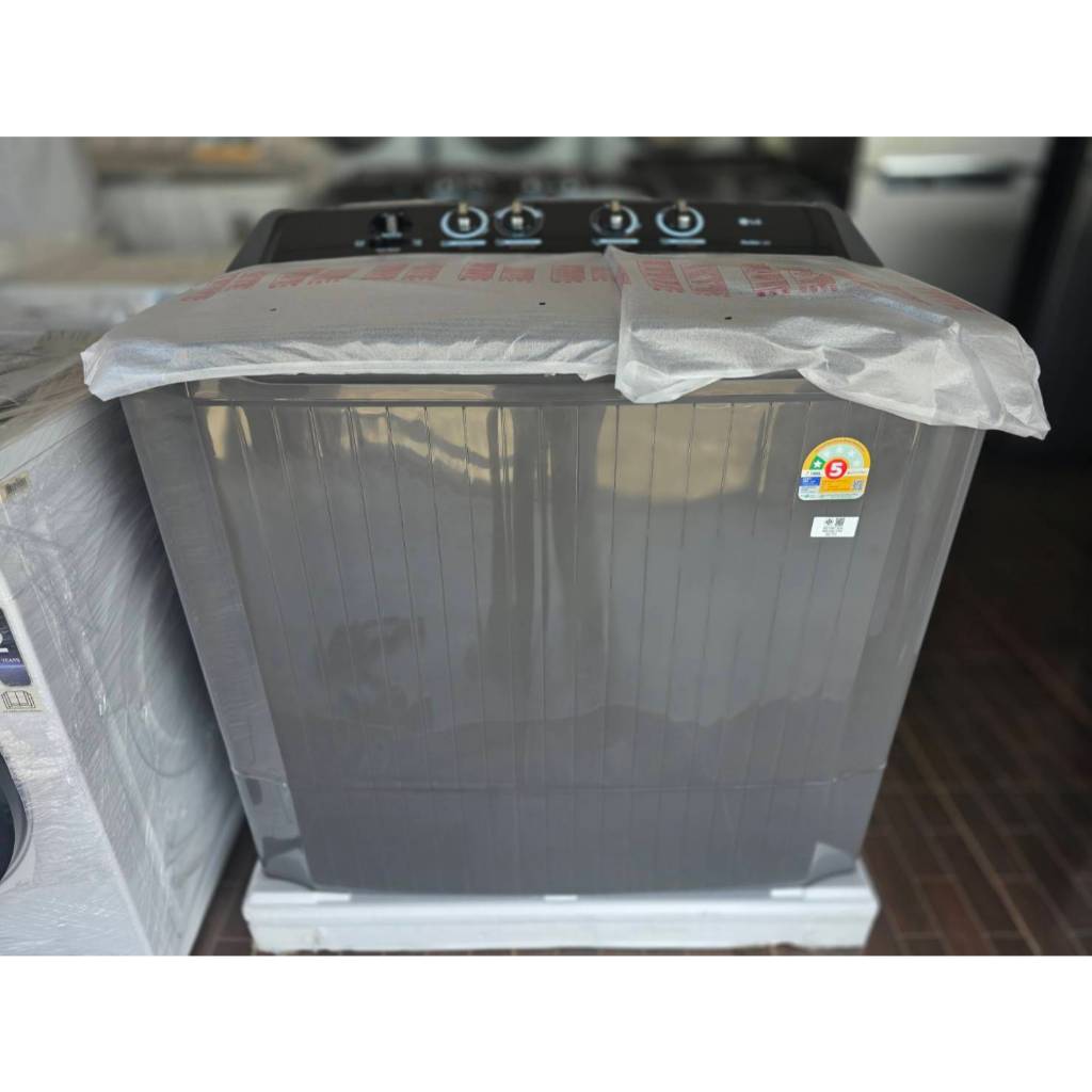 LG เครื่องซักผ้า 2 ถัง (รุ่นใหม่) 14 KG / 17 KG / 18 KG ของใหม่ (Grade B)