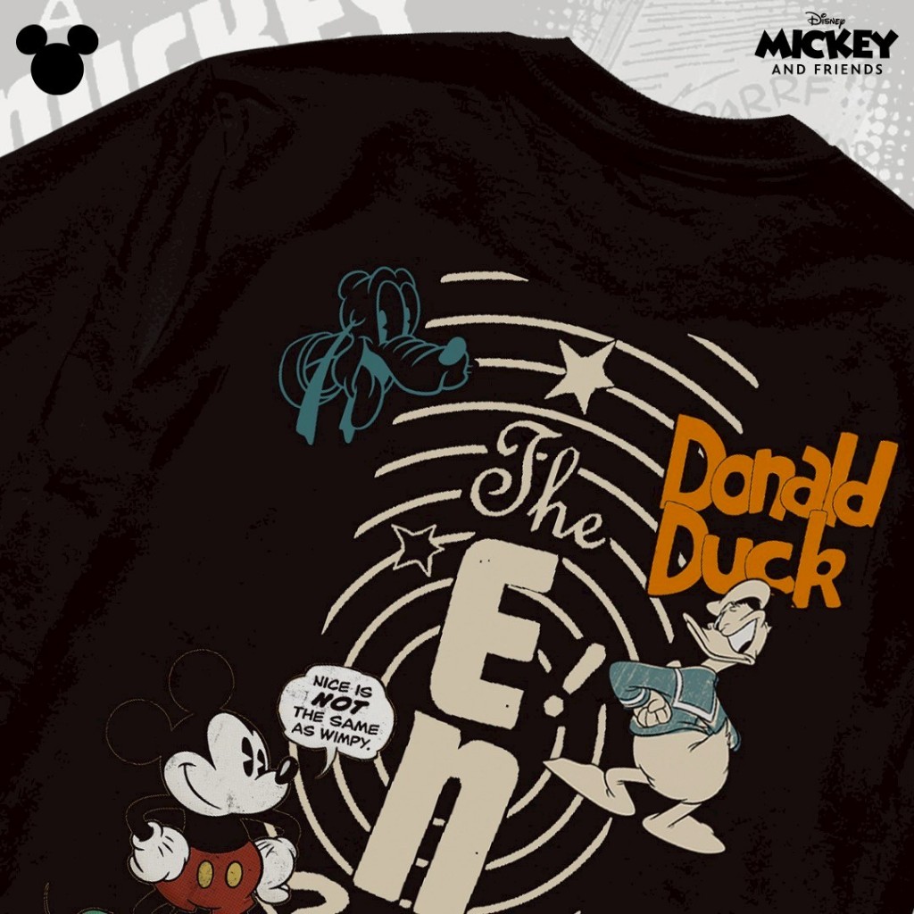 Power 7 Shop เสื้อยืดการ์ตูน มิกกี้เมาส์ ลิขสิทธ์แท้ DISNEY (MKX-262) - รูปที่ 3