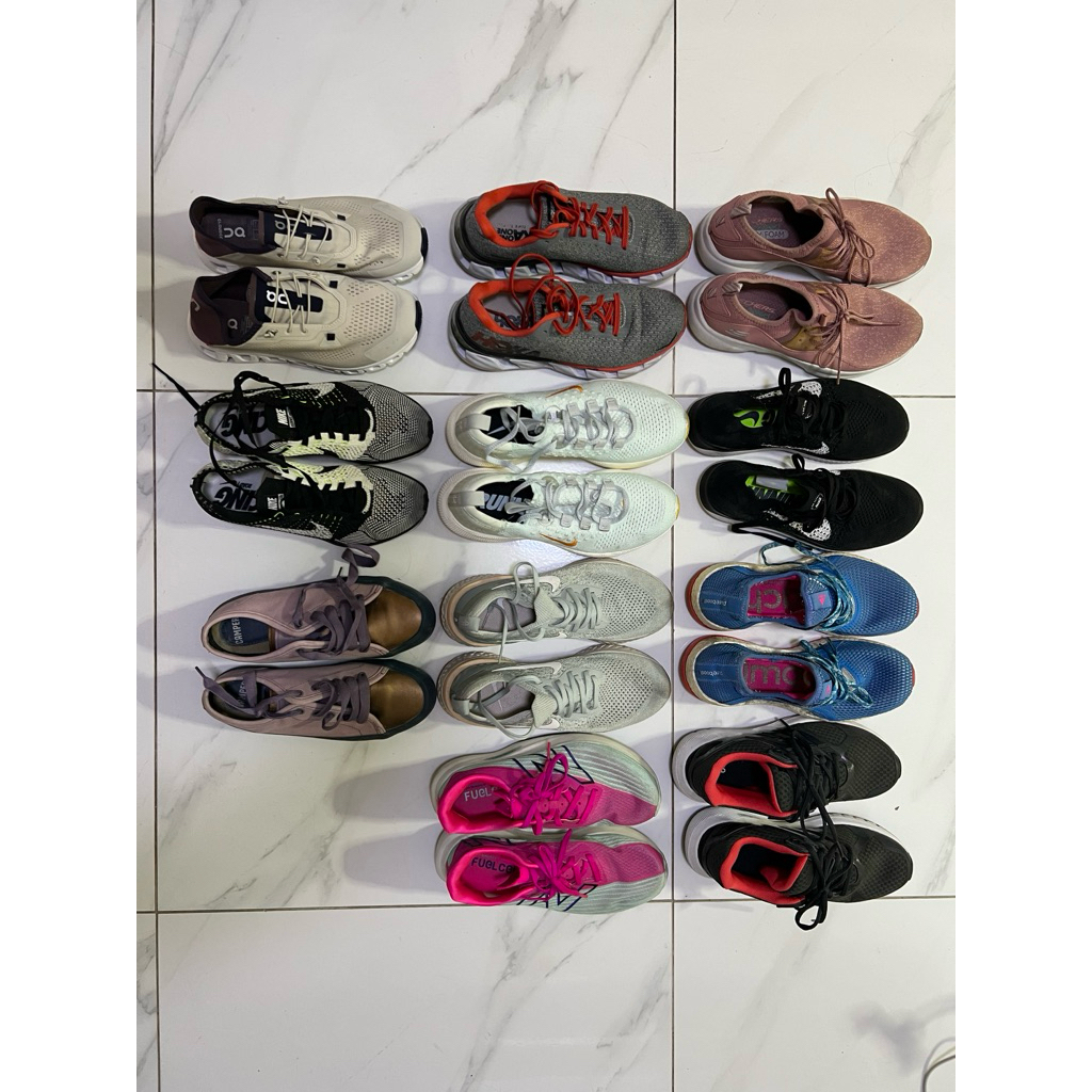 รองเท้าวิ่ง ผู้หญิง มือสอง Sketcher / Nike / Adidas / Hoka / New Balance / On Cloud