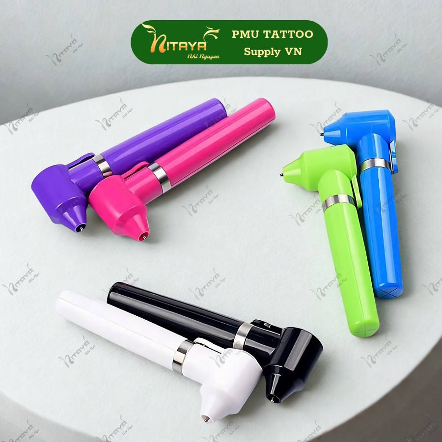 เครื่องปั่นหมึกสักอัตโนมัติ + 5 แท่งผสม เครื่องคนสี เครื่องปั่นสี - Ink Mixer machine