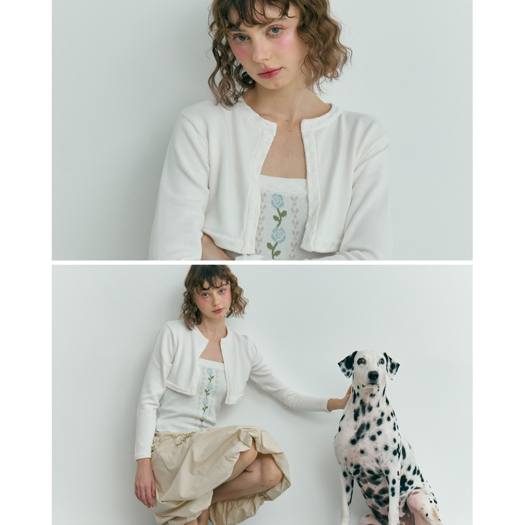 Orangebaskets เซ็ตเกาะอกและคาร์ดิแกน รุ่น Petal Set
