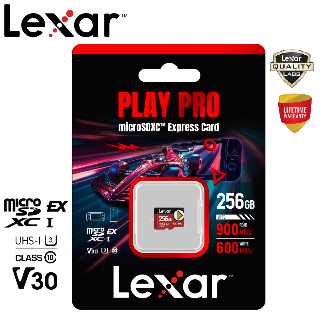 Lexar 256GB Play PRO Micro SDXC Express