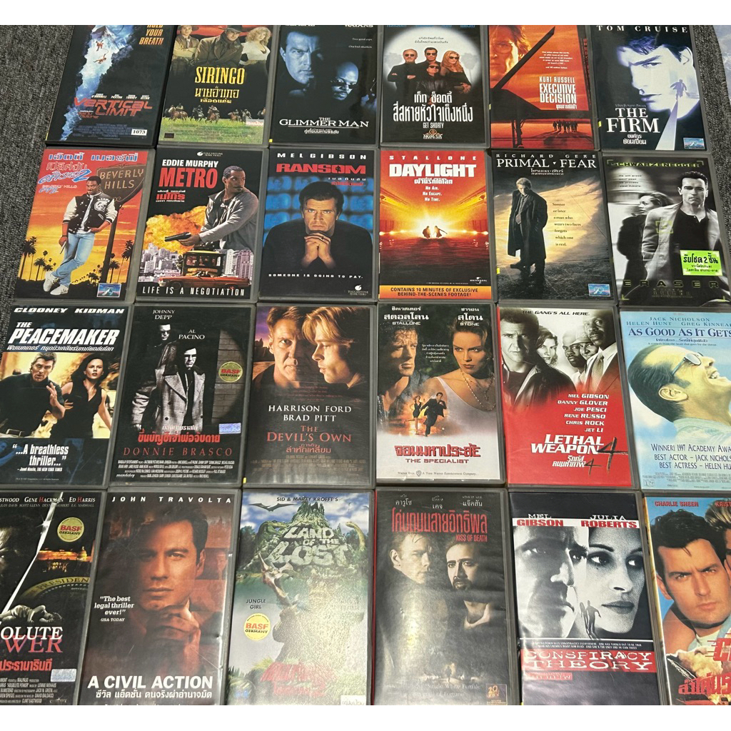 วีดีโอเทป ม้วน VDO VHS ม้วนวีดีโอหนัง VHS