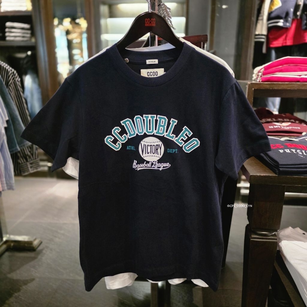 🛍 เสื้อยืดกราฟฟิค CC DOUBLE O CCOO ผู้ชาย คอลใหม่ล่าสุด ของแท้💯% จัดส่งพร้อมถุงShop