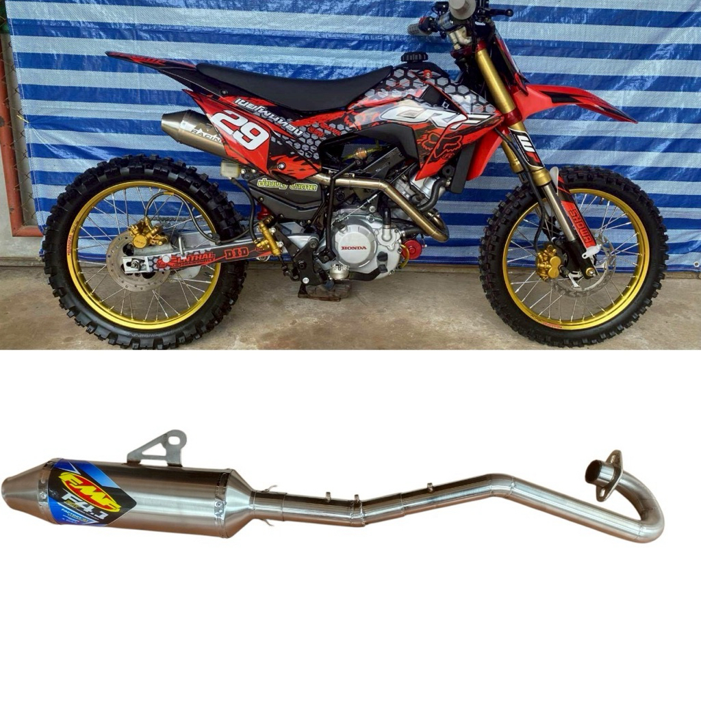ท่อวิบากโซนิก ทรง crf110 ปลาย 38 มิล