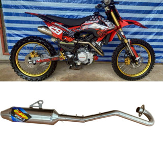 ท่อวิบากโซนิก ทรง crf110 ปลาย 38 มิล