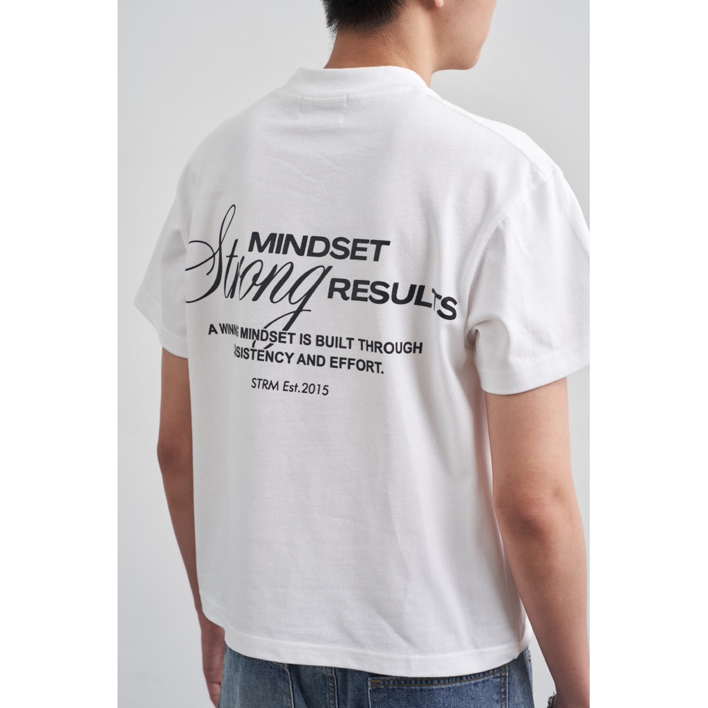 Strong boxy crop เสื้อยืดครอปคอฟิต  A1 - รูปที่ 3