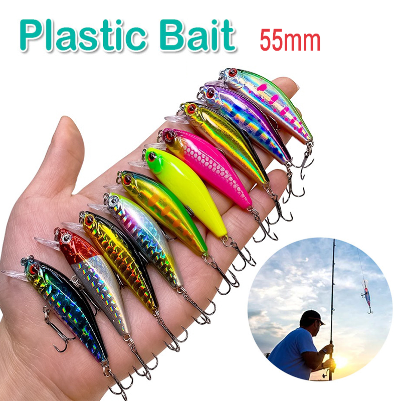 เหยื่อตกปลา เหยื่อปลอม แบบตา3D Fishing Baitอุปกรณ์ตกปลา1ชิ้น