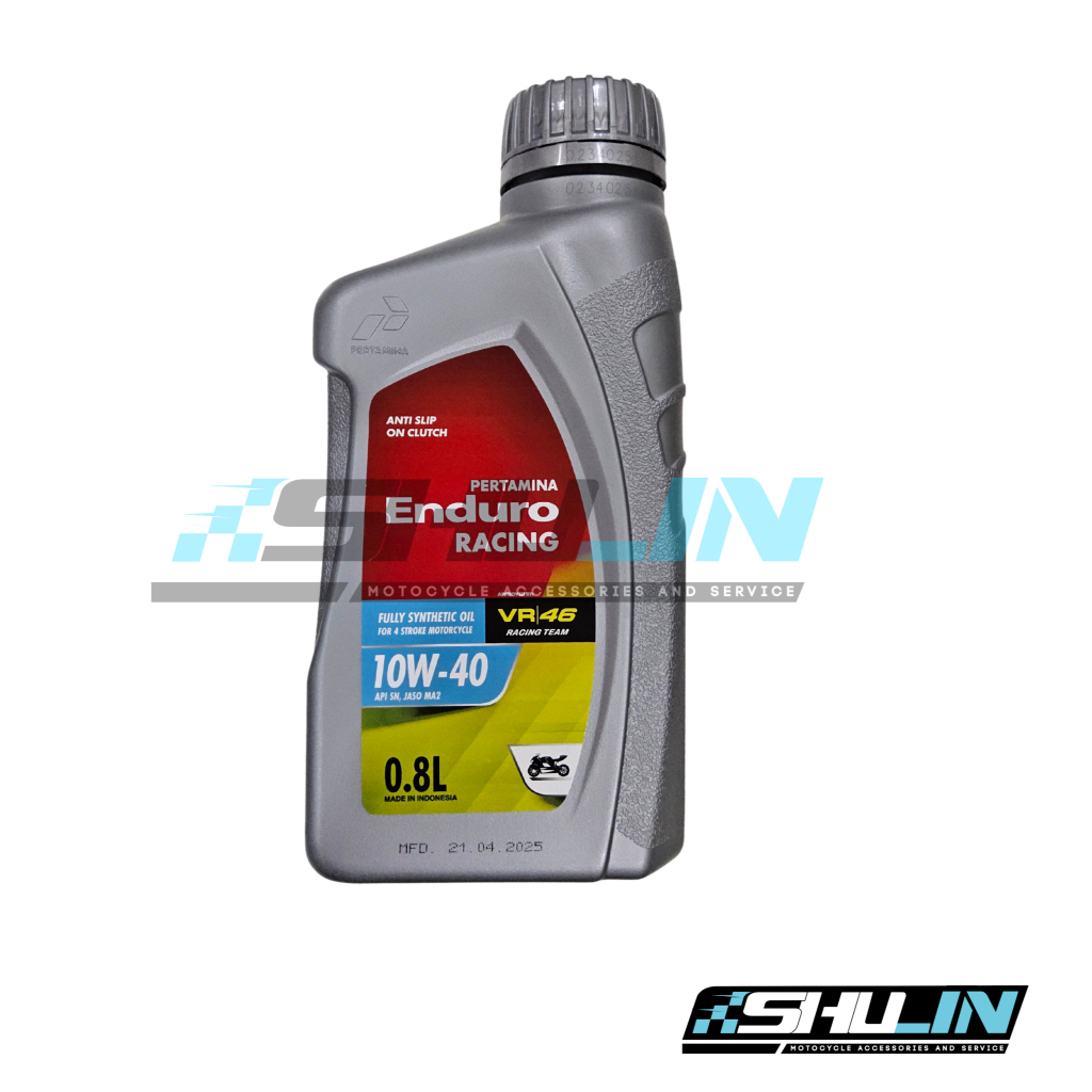 น้ำมันเครื่อง ENDURO  รุ่น 4T RACING  10W40  0.8L.