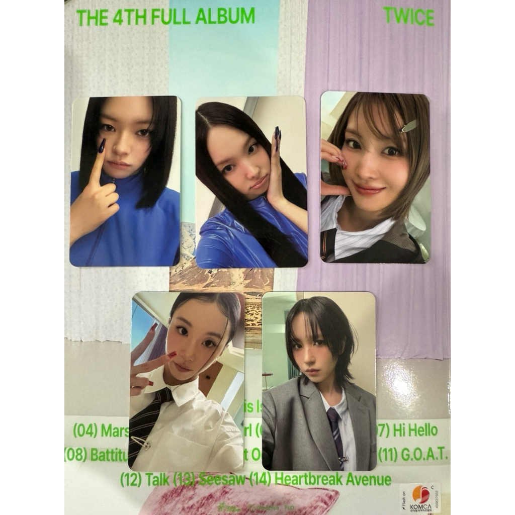 การ์ด TWICE THIS IS FOR Photobook ver.