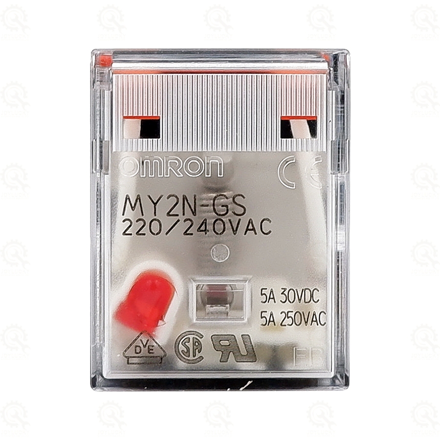 MY2N-GS ( MY2N-GS-R ) Relay รีเลย์ 8ขา 12V 24V 48V 110V 220V 380V "OMRON"