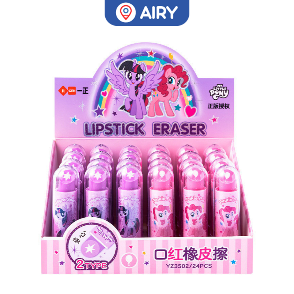 ยางลบ My Little Pony ดีไซน์แบบลิปสติก ตัวการ์ตูนโพนี่ รุ่น YZ3502 ลบสะอาด ลิขสิทธิ์แท้ ส่งจากไทย - รูปที่ 6