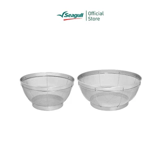 Seagull ตะกร้าล้างผัก Draining Colander มีให้เลือก 2 ขนาด 25 ซม. และ 30 ซม.