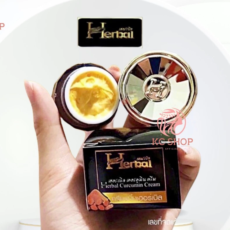 ครีมขมิ้น Herbal ครีมขมิ้นเฮอร์เบิล แพ็คเกจใหม่ ขนาด 5 กรัม