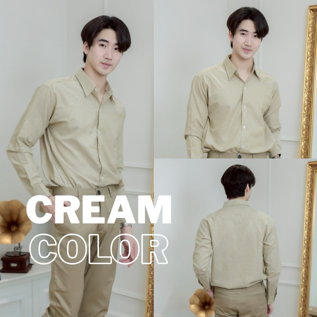 เสื้อเชิ้ตคอปกแขนยาว เสื้อเชิ้ตผู้ชาย(10สี) ผ้าOxford [M-XXXL] ราคา ถูกที่สุด ดีลบีเคเค แกลเลอรีภาพที่ 7