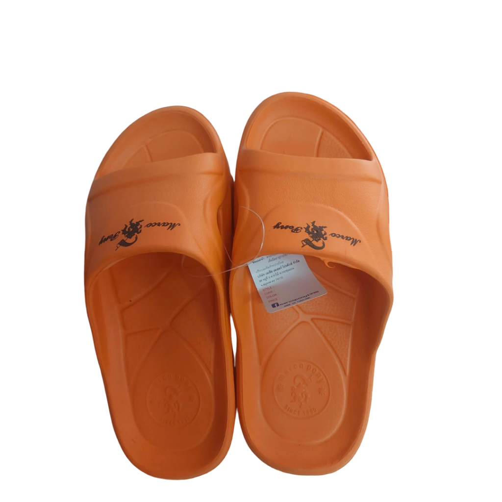 MP-522 รองเท้าแตะแบบสวมชาย รุ่นเบา นุ่ม สีดำ marcopony - รูปที่ 4