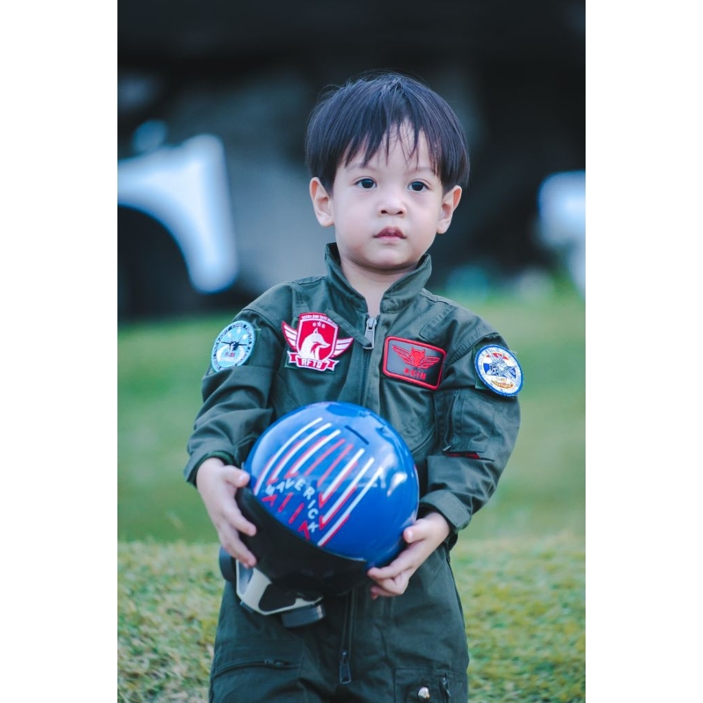 ชุดนักบินเด็กของแท้ แถมฟรี!‼️อาร์มแท้4ชิ้น F-16 , Gripen ฟรี - รูปที่ 6
