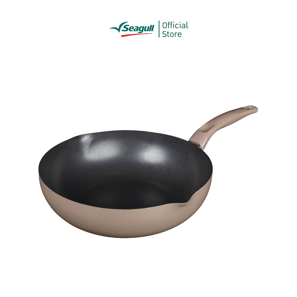 กระทะทรงลึกนอนสติ๊ก มาราธอน ขนาด 28 ซม. Marathon Non-stick Deep Fry Pan