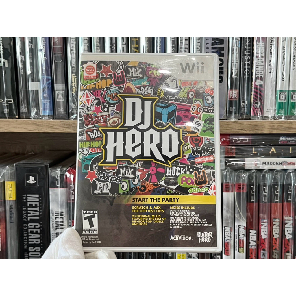 Wii - DJ Hero (แผ่นแท้)
