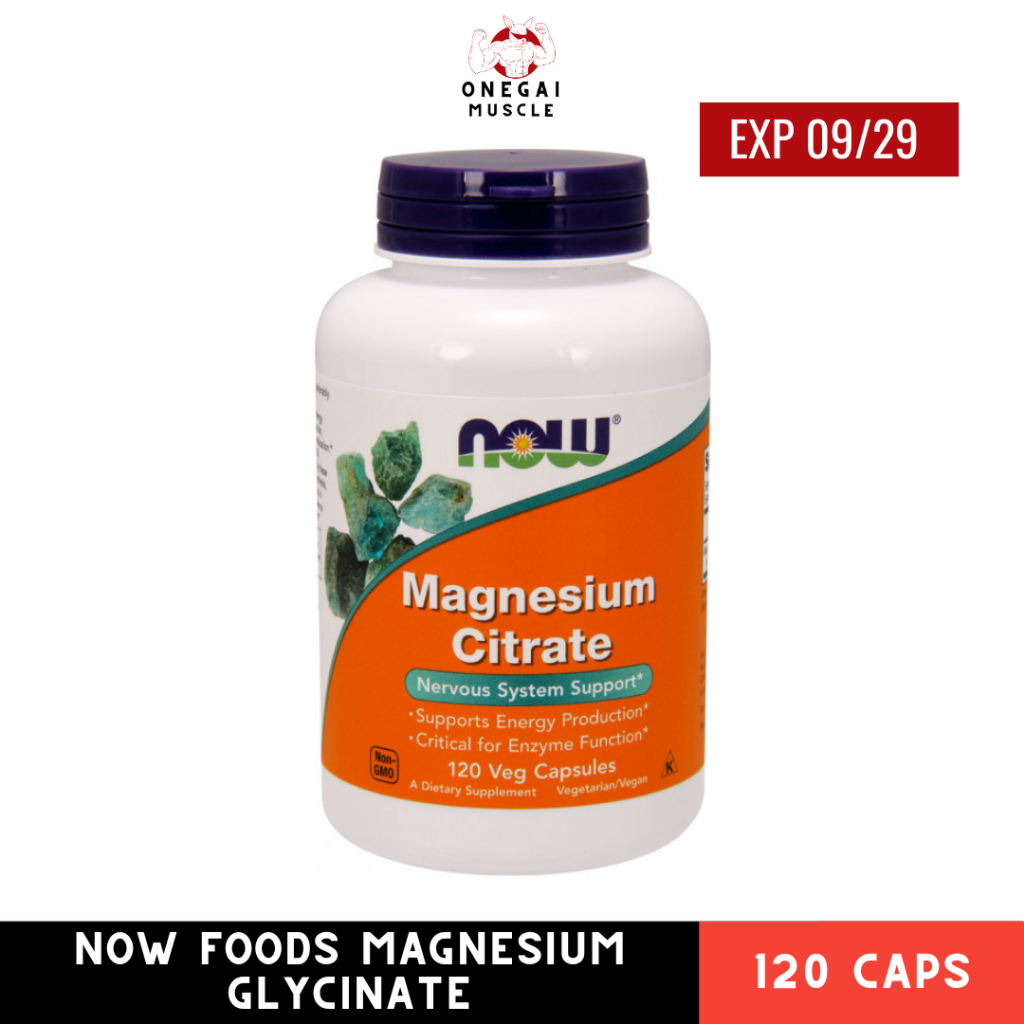 NOW Foods Magnesium Glycinate 120 Caps