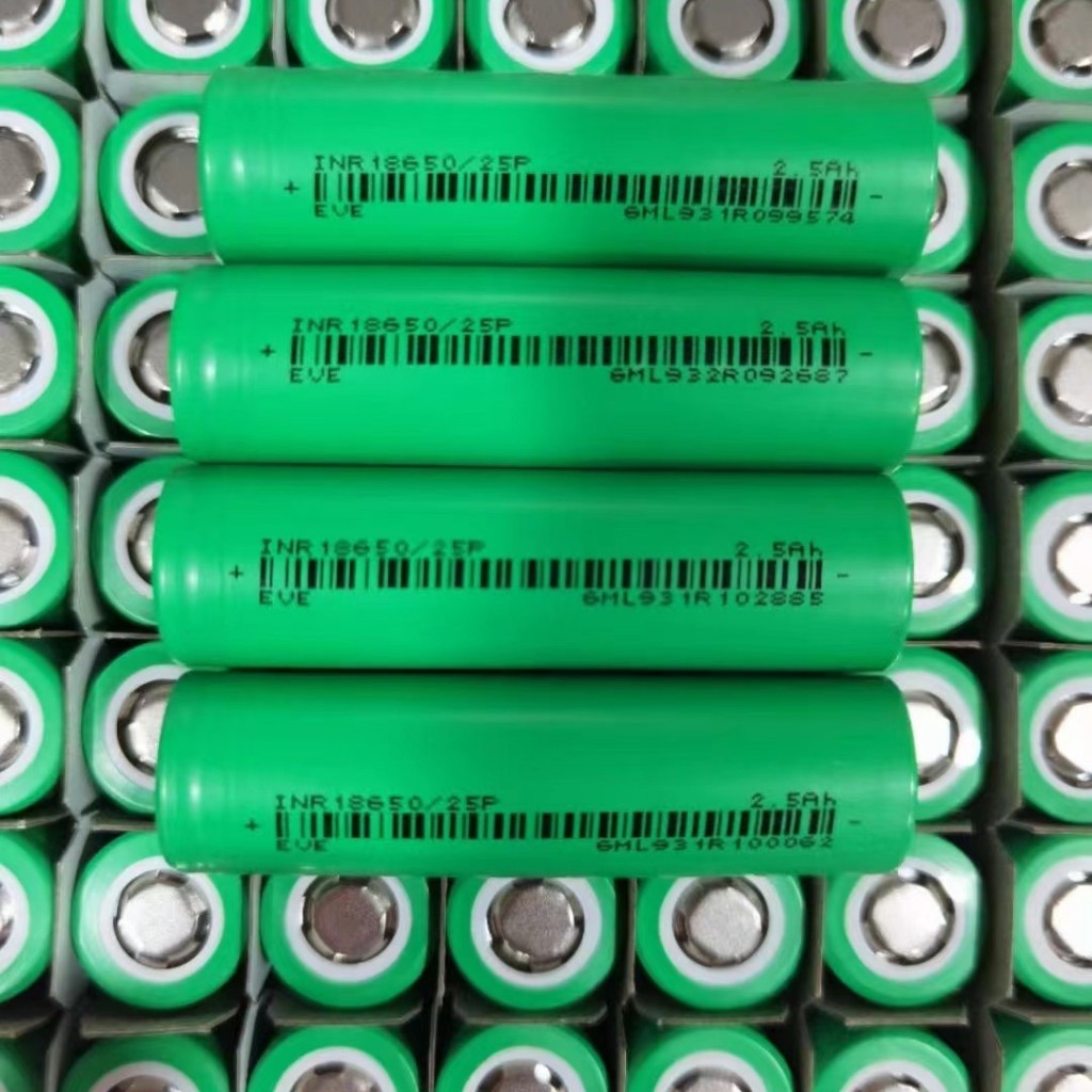 ถ่านชาร์จ แบตเตอรี่ 18650 2500mah 3.7V 25P ถ่านชาร์จกำลังสูง แพคสว่านไฟฟ้า สำหรับงานโหลดหนักๆ Li-ion battery