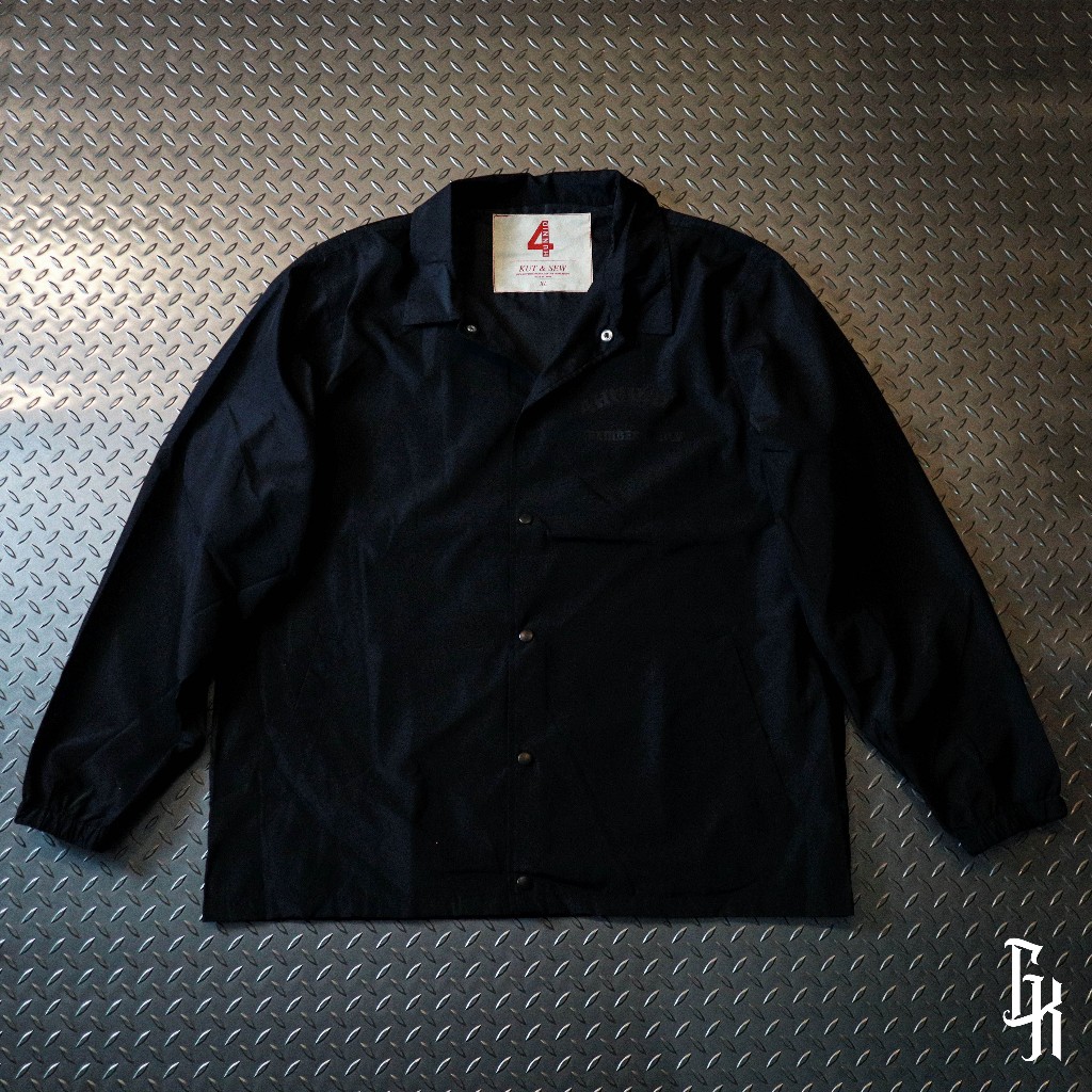 4HUNNID - Coach Jacket สีดำ OG Style 💣