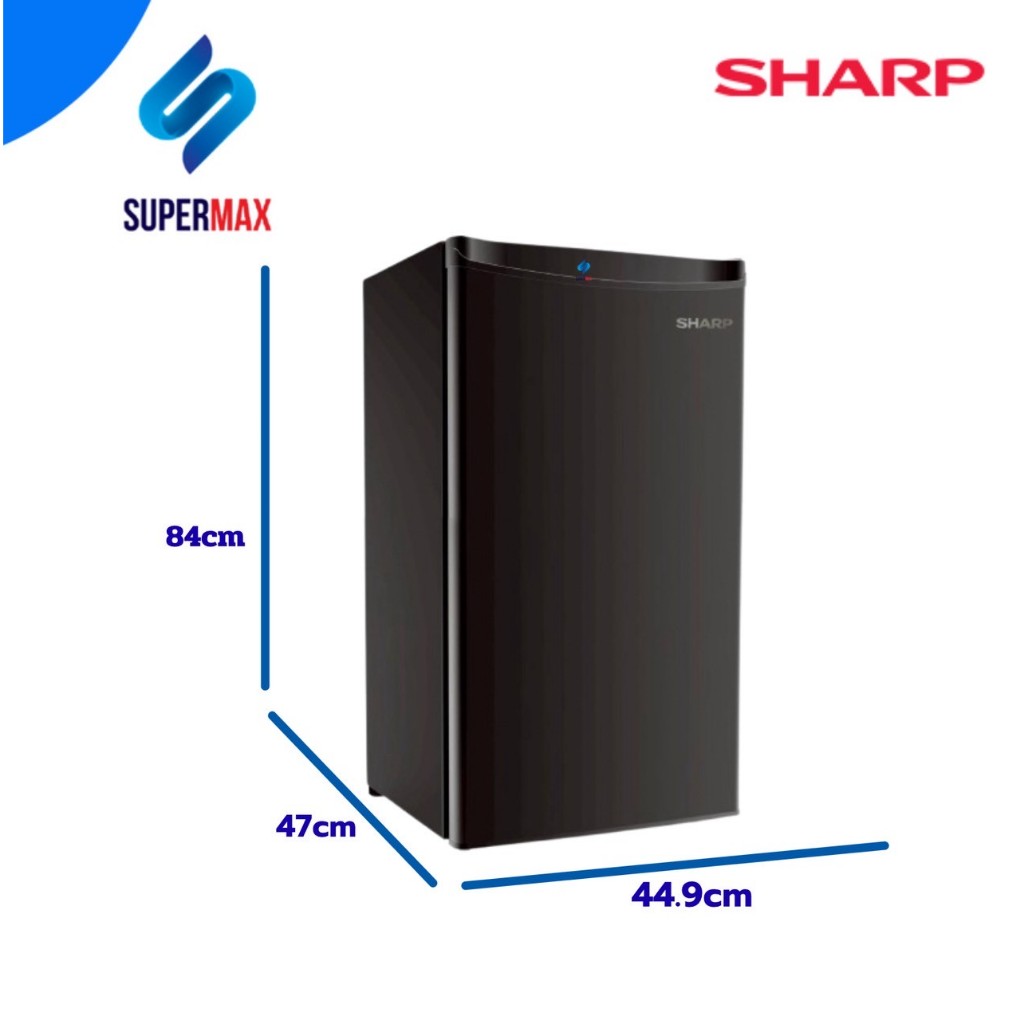 SHARP ตู้เย็นมินิบาร์ 1 ประตู ขนาด 3.2 คิว รุ่น SJ-MB90 สีดำ Black  ระบบประหยัดไฟฟ้า รับประกันคอม 5 ปี ราคา ถูกที่สุด ดีลบีเคเค แกลเลอรีภาพที่ 6