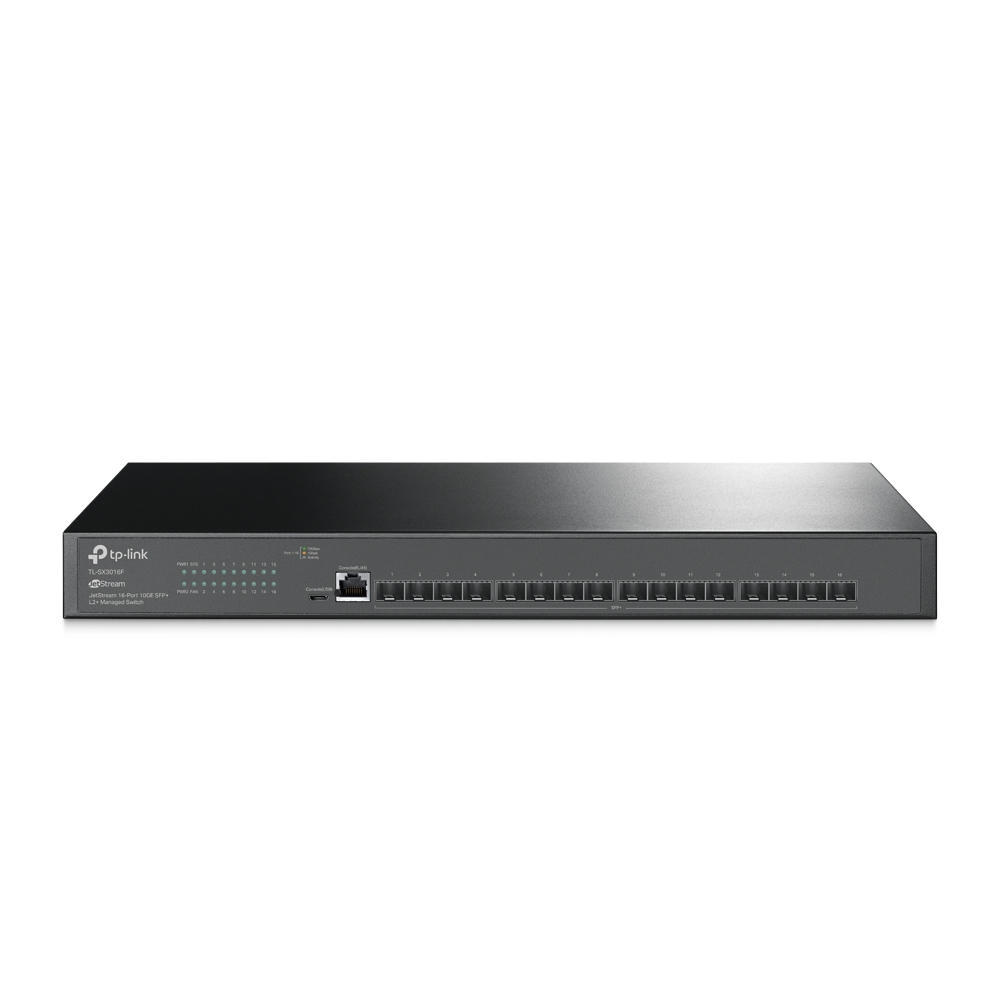 TP-LINK TL-SX3016F JetStream 16-Port 10GE SFP+ L2+ Managed Switch(มือสอง สภาพใหม่)