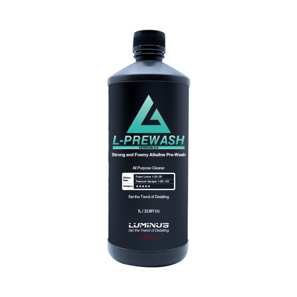 LUMINUS L-Prewash 2.0, Safe Alkaline Pre-Wash & APC, น้ำยาสลายคราบพรีวอชสูตรอัลคาไลน์เข้มข้น 1L