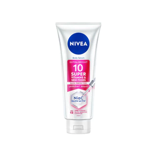 NIVEA Extra Bright 10 Super Vitamins & Skin Foods Serum เซรั่มบำรุงผิวกาย 300ml