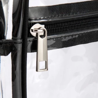 crossbody bag กระเป๋าสะพาย, กระเป๋าใส PVC Adjustabl, กระเป๋าซิป, กระเป๋าถือได้รับการอนุมัติสนาม