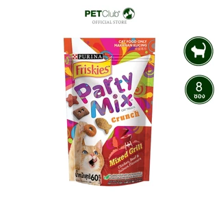 [PETClub] Friskies Party Mix, FELIX Party Mix - ขนมแมว !! ยกกล่อง 8 ซอง พิเศษ 445.- !!