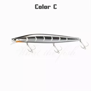 เหยื่อตกปลาสาก 14cm 26g Sinking minnow เหยื่อตกปลา ทะเล ชายฝั่ง เหยื่อปลั๊ก R170