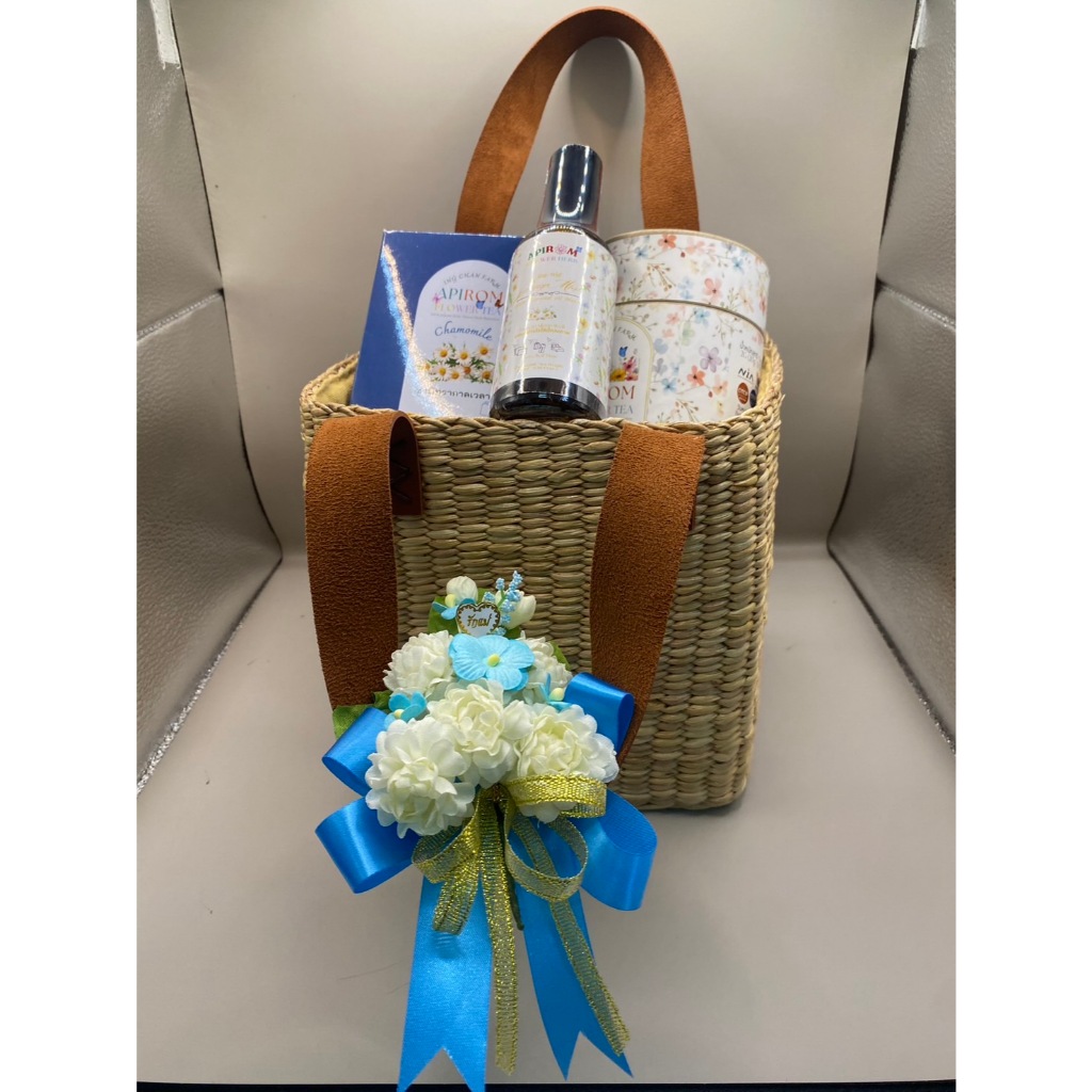 Apirom Gift Set 4 Deep sleep spray+ Chamomile tea + Linchawa bag