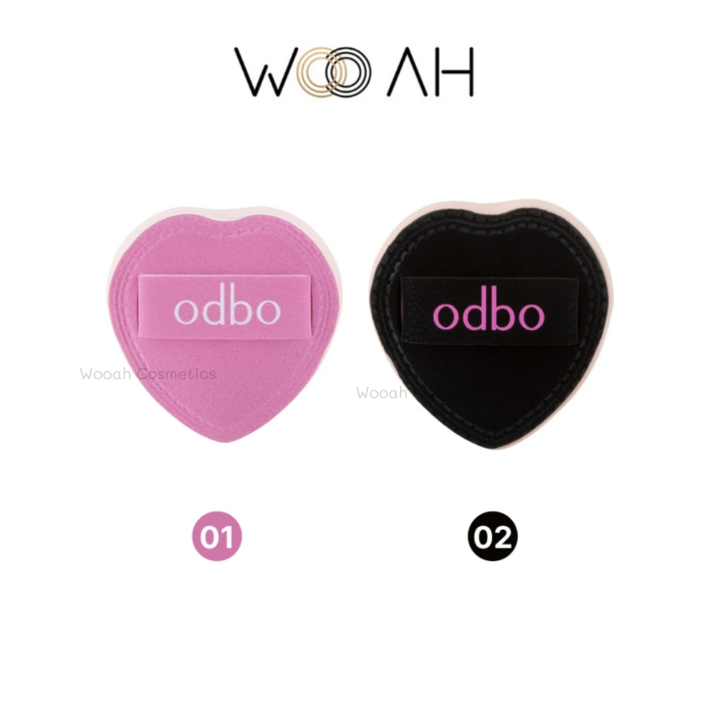 พัฟ ODBO Hearth Pop Tiny Puff (OD8077) พัฟมินิฮาร์ท โอดีบีโอ