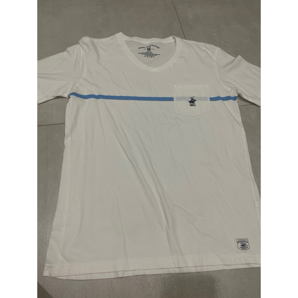 เสื้อยืด beverly hill polo club sizeM อก36 ยาว25