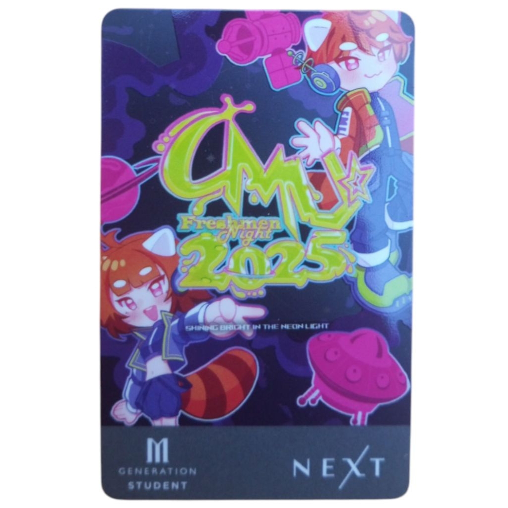 บัตร M GEN Next CMU Freshmen 2025 มหาวิทยาลัยเชียงใหม่ จาก Major Cineplex บัตร M GEN Student เชียงให
