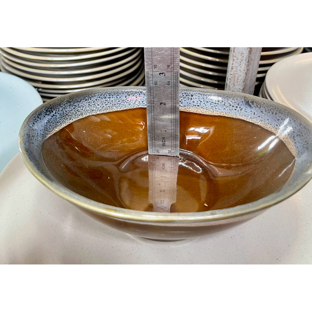 ชามเซรามิคทรงเรือ ชามเซรามิคทรงรี ขนาด 8 นิ้ว ลึก 2.5 นิ้ว สามารถใช้กับไมโครเวฟได้ - รูปที่ 2