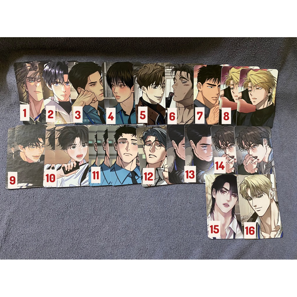 พร้อมส่ง - การ์ด Pop-up Lezhin Daybreak พระเอก/นายเอก