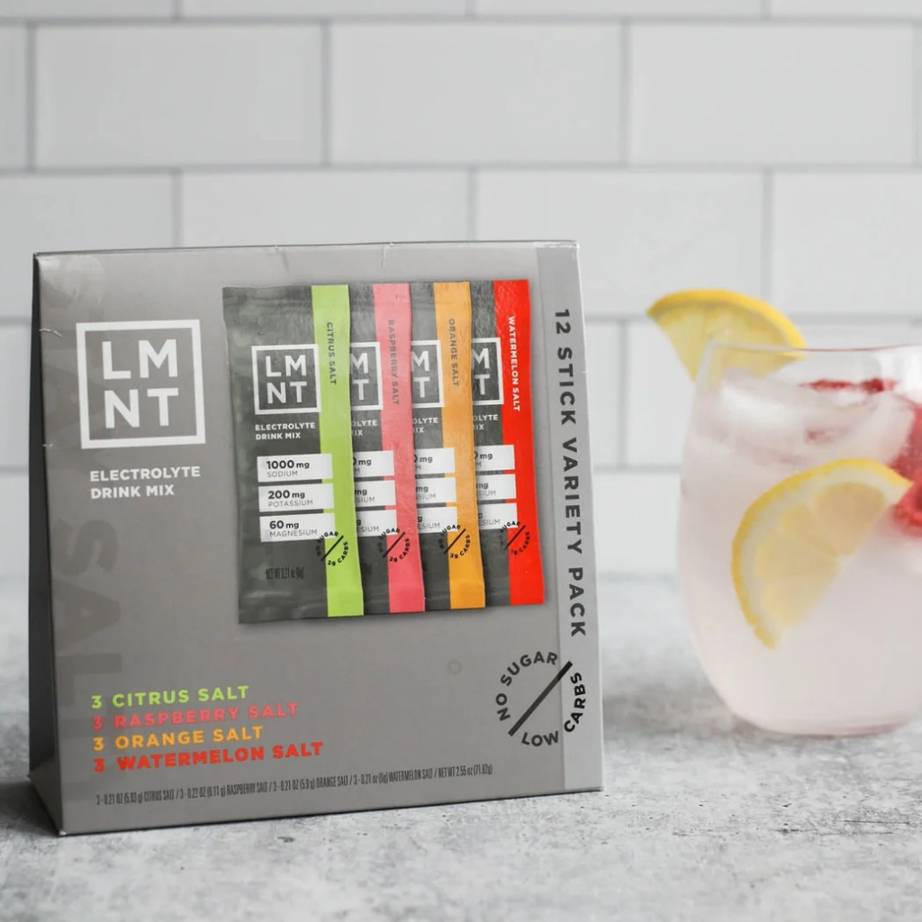 LMNT Zero Sugar Electrolytes – Variety Pack (12 ชิ้น) เกลือแร่รวมรส เสริมพลังและเติมความสดชื่น สำหรับนักกีฬา
