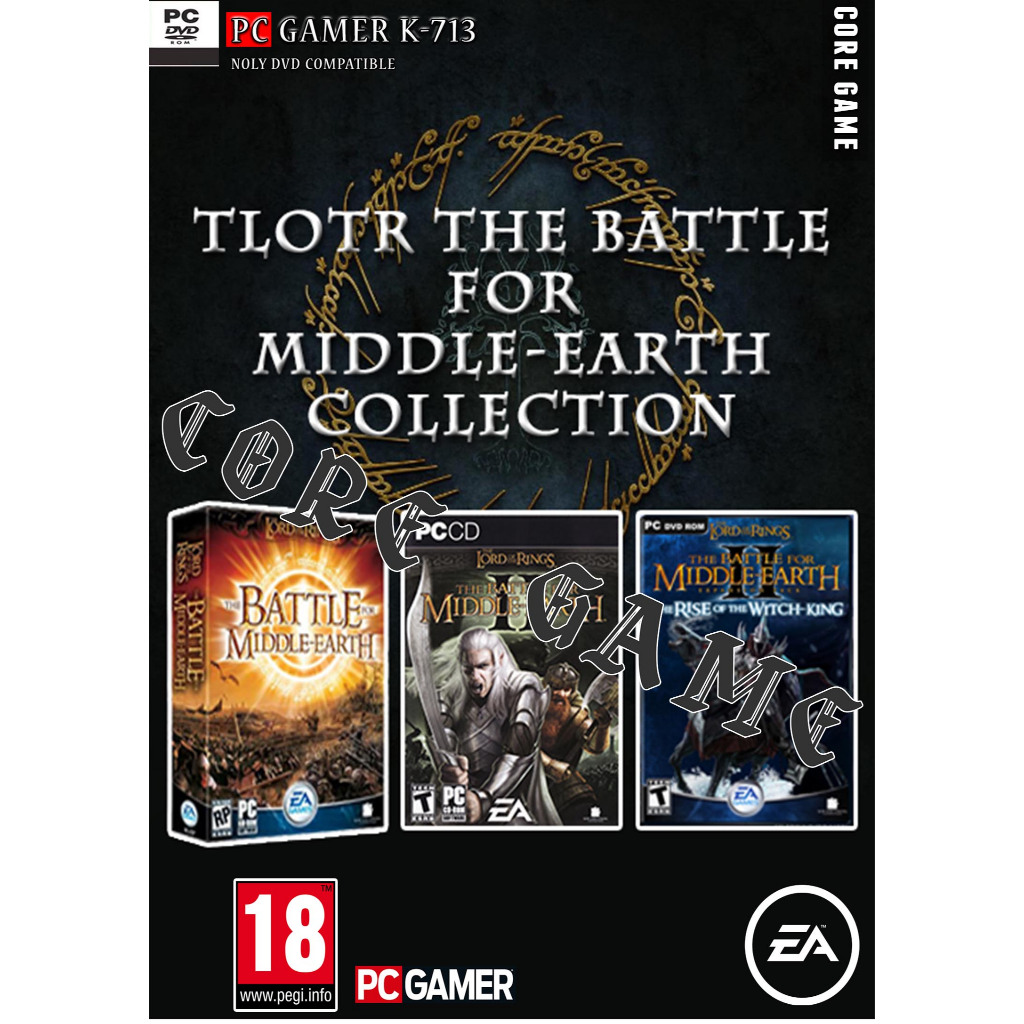 THE Lord of the rings Collection (3 in 1) V.2.01 แผ่นและแฟลชไดร์ฟ  เกมส์ คอมพิวเตอร์  Pc และ โน๊ตบุ๊ค