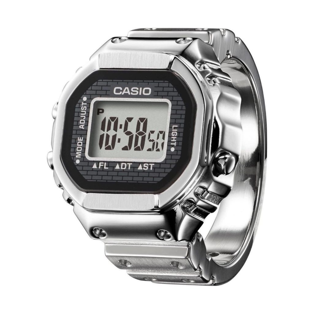 Casio นาฬิกาแหวน Unisex รุ่น CRW-001-1DR,CRW-001-1,CRW-001 RING ( ระบบถ่าน ) ฉลองการครบรอบ 50 ปี