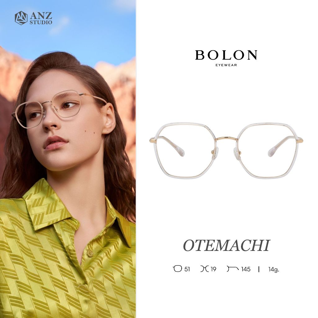 ANZ STUDIO | แว่นตา BOLON OTEMACHI BJ6109 – ทรง Irregular ดีไซน์น้อยแต่มาก