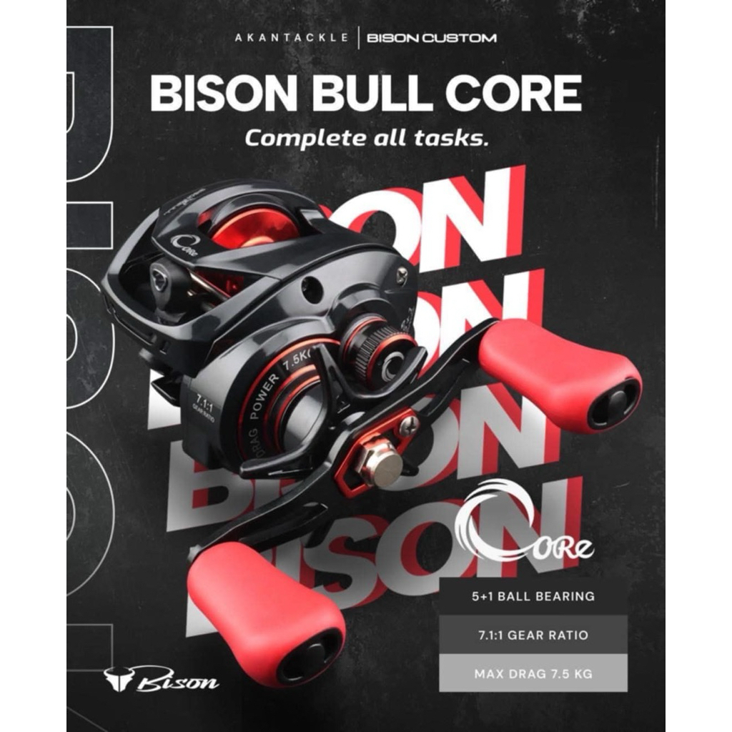 BISON BULL CORE รอกเบทหยดน้ำ New 2025