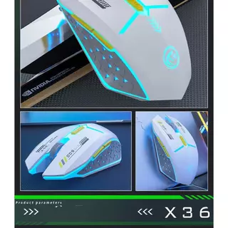 Mouse เมาส์ไร้สาย 2.4G+BT แบบชาร์จแบต ปรับ DPI ได้ 3 ระดับ 800 1200 และ 1600 เหมาะกับการทำงานเสียงเบา